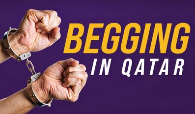 Begging in Qata